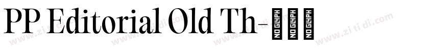 PP Editorial Old Th字体转换
